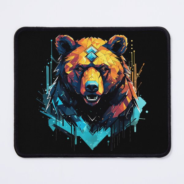Item preview, Urban Futuristic Grizz,bear grazer designed and sold by pkk1designsart.