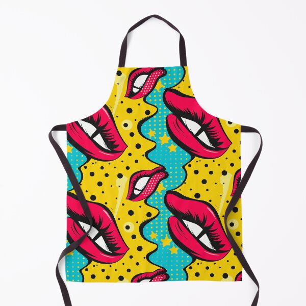 Item preview, Pop Art Lips & Stars designed and sold by ShantyShawn.