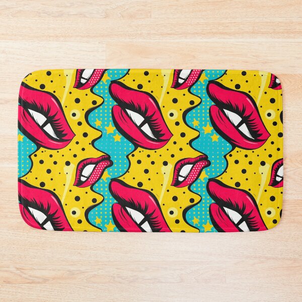 Item preview, Pop Art Lips & Stars designed and sold by ShantyShawn.