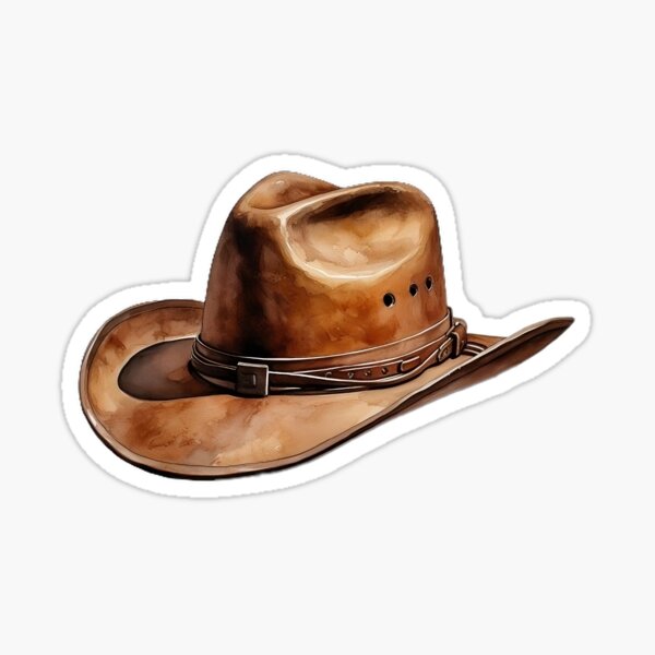 Star Cowgirl Hat Sticker for Sale by mgracew