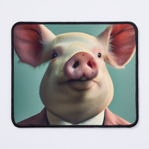 Item preview, pig posing in suit portrait designed and sold by RB Graphics.