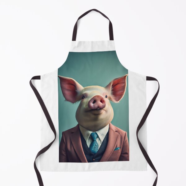 Item preview, pig posing in suit portrait designed and sold by RB Graphics.