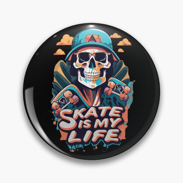 Item preview, Skate Is My Life Skeleton Style  designed and sold by limos.