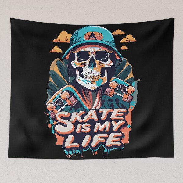 Item preview, Skate Is My Life Skeleton Style  designed and sold by limos.