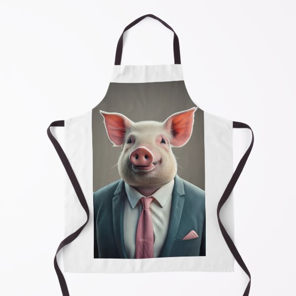 Item preview, pig posing in suit portrait designed and sold by RB Graphics.