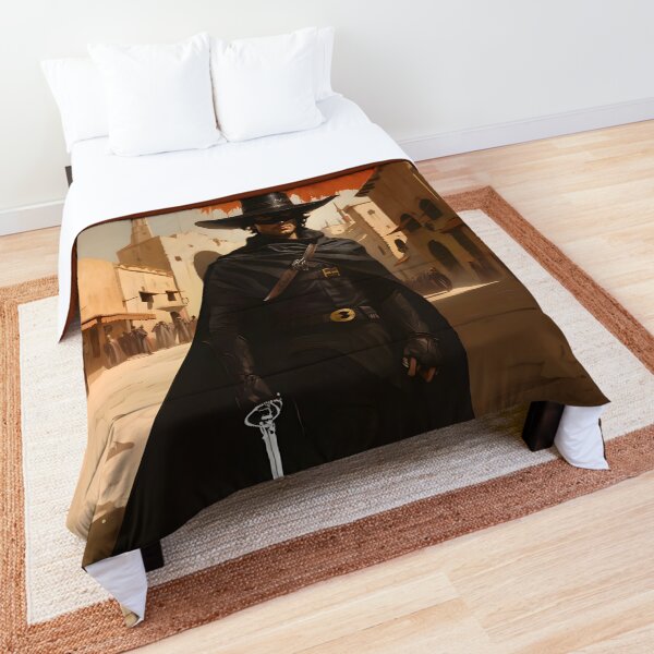 Zorro - street scene Comforter