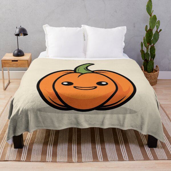 Item preview, Cute Pumpkin Character || Halloween Illustration designed and sold by MadSwellDesigns.