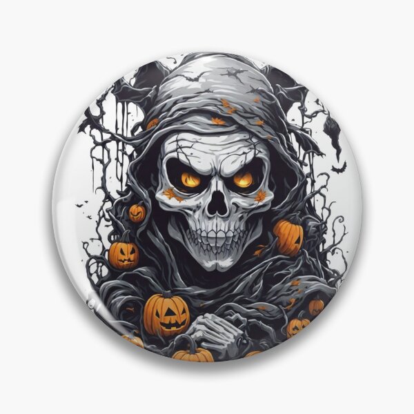 Item preview, Dark and Spooky Skeltoon: Pumpkin Nightmares designed and sold by irosh madushan.