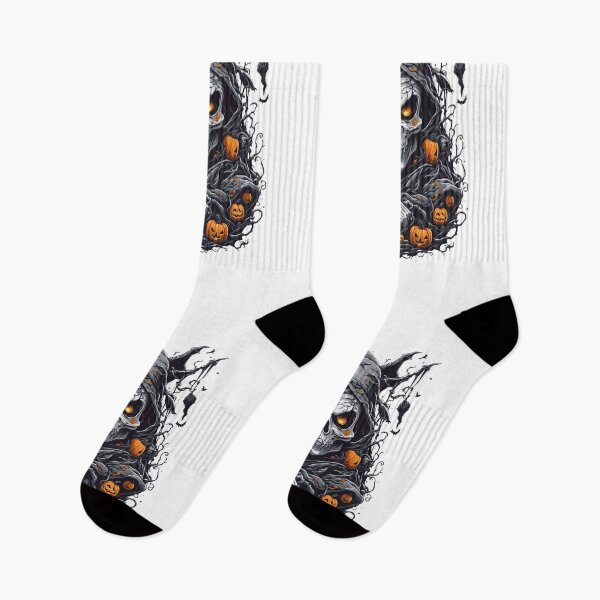 Item preview, Dark and Spooky Skeltoon: Pumpkin Nightmares designed and sold by irosh madushan.