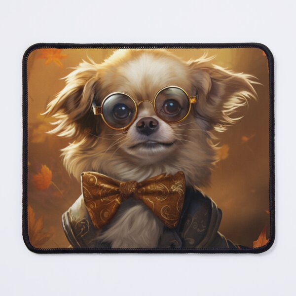 Item preview, Tibetan Spaniel Dressed for Autumn designed and sold by ZenEverAI.