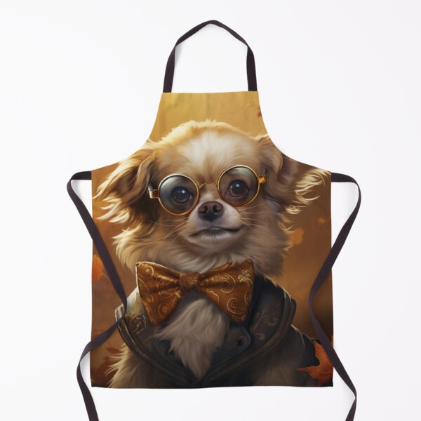 Item preview, Tibetan Spaniel Dressed for Autumn designed and sold by ZenEverAI.