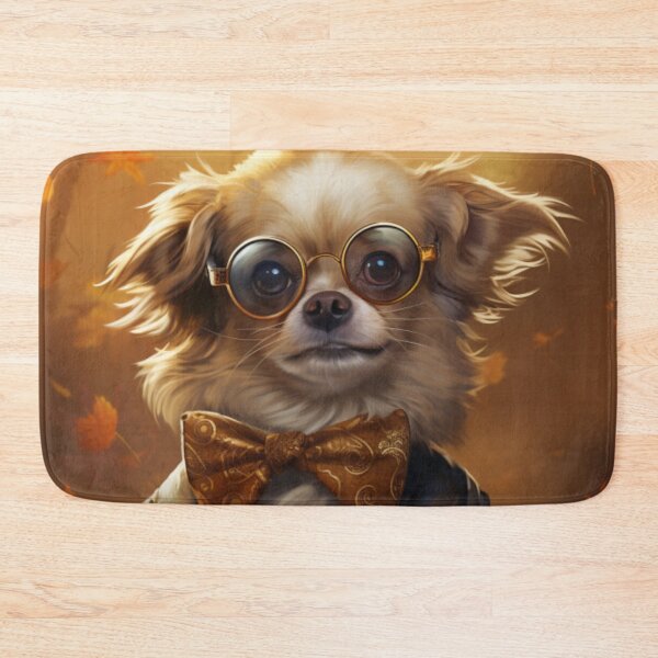 Item preview, Tibetan Spaniel Dressed for Autumn designed and sold by ZenEverAI.