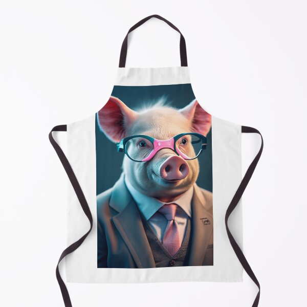 Item preview, pig with glasses posing in suit portrait designed and sold by RB Graphics.