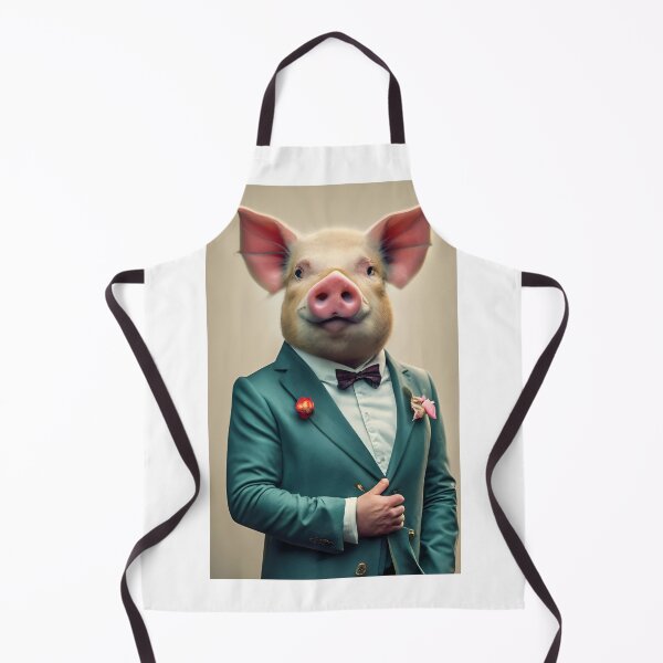 Item preview, pig posing in suit portrait designed and sold by RB Graphics.