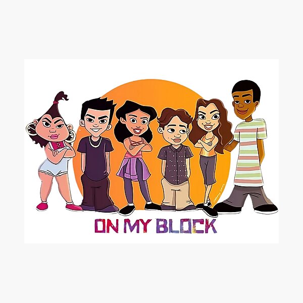 On My Block 2 Movie 2021 Action Drama Painting Print Wall Art - POSTER 20x30