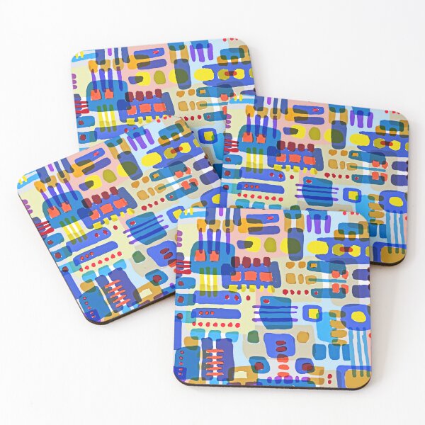 Item preview, Openings Blue Red yellow 23-0929 designed and sold by SCAartwork.