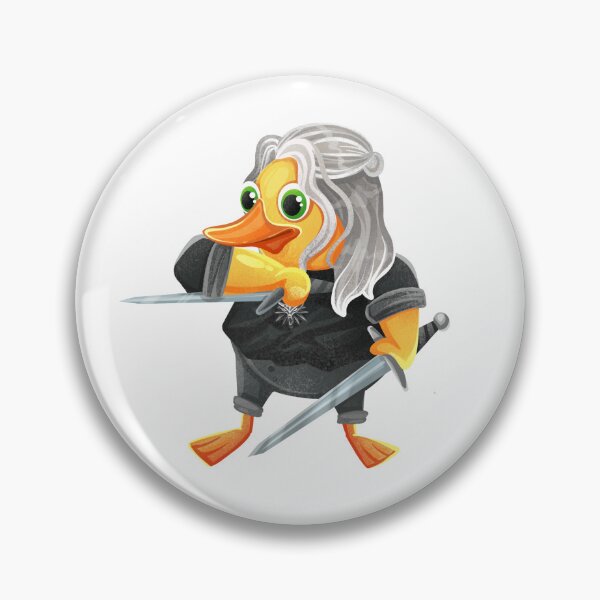 Item preview, Witcher duck sticker designed and sold by Folomkina-store.