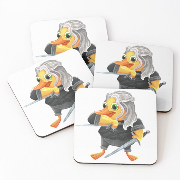 Item preview, Witcher duck sticker designed and sold by Folomkina-store.