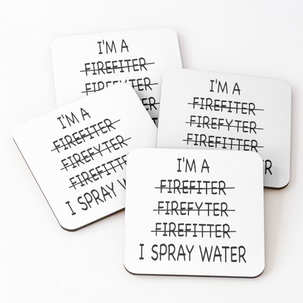 Item preview, Im A Firefighter Funny Mens I Spray Water Fire Rescue | Funny Firefighter Gift designed and sold by ghazalish.