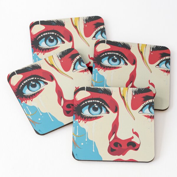 Item preview, pop art women crying by a woman designed and sold by AceILA.