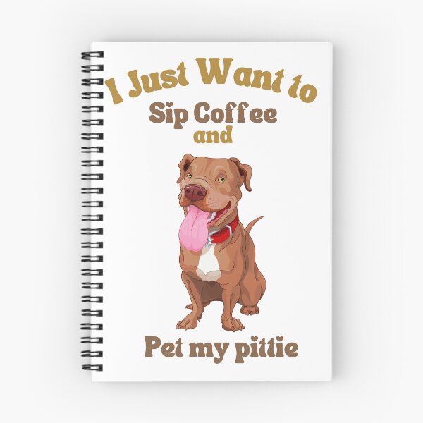 Item preview, I just want to sip coffee and pet my pittie designed and sold by TempoTees.