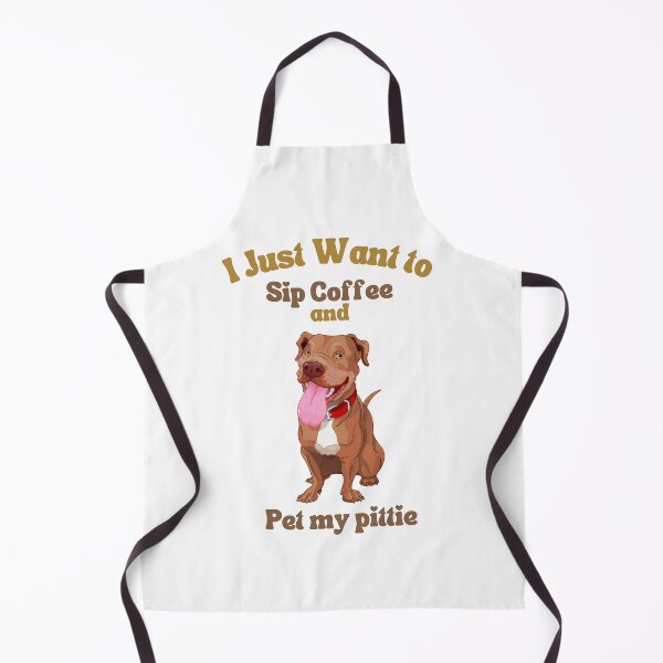 Item preview, I just want to sip coffee and pet my pittie designed and sold by TempoTees.