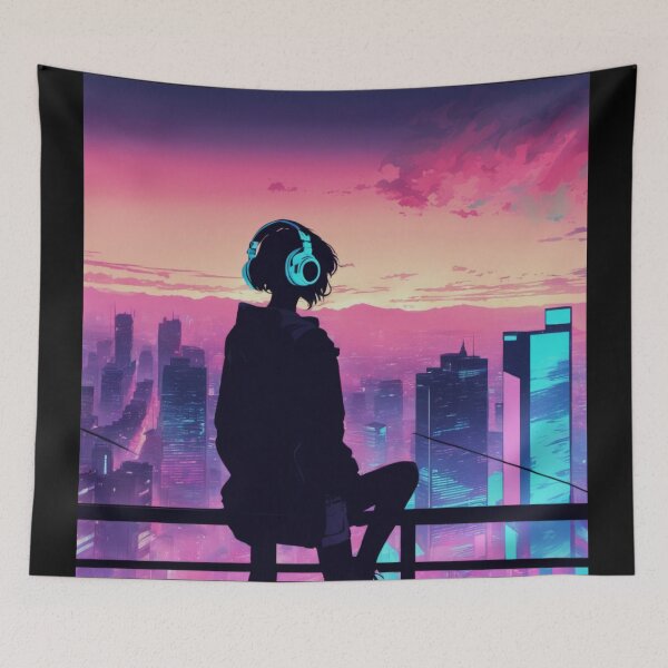 Item preview, Neon Music Sky designed and sold by chrismaecanes.