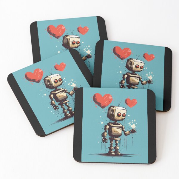 Item preview, Love Robot Banksy designed and sold by ArtemNovus.