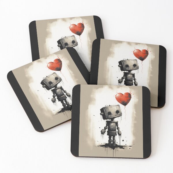 Item preview, Love Robot Banksy designed and sold by ArtemNovus.