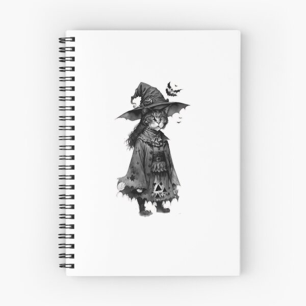 Item preview, Cute Witch cat Halloween  Hallows Eve Art  designed and sold by sdartproject.