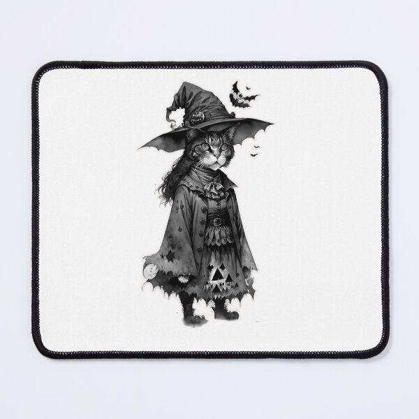 Item preview, Cute Witch cat Halloween Hallows Eve Art designed and sold by sdartproject.