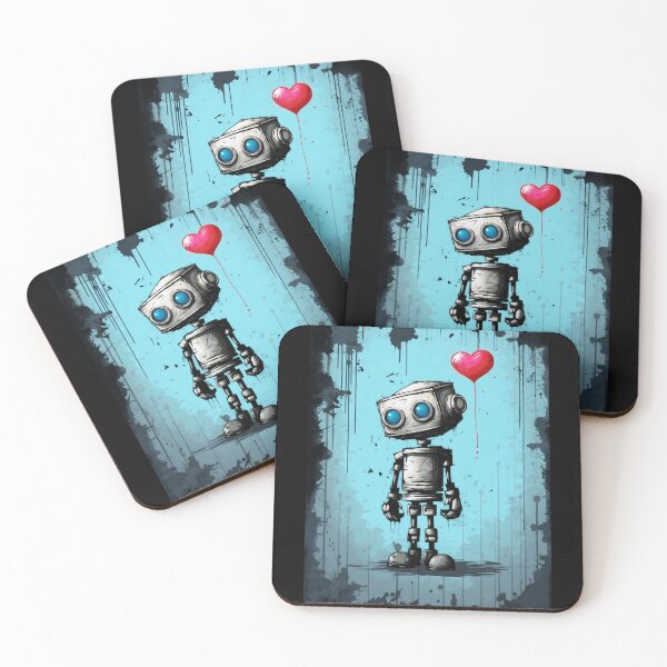 Item preview, Love Robot Banksy designed and sold by ArtemNovus.