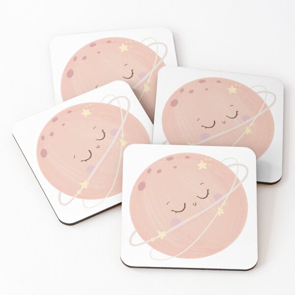 Item preview, Cute Kawaii Pink Planet  designed and sold by ZayamiArt.