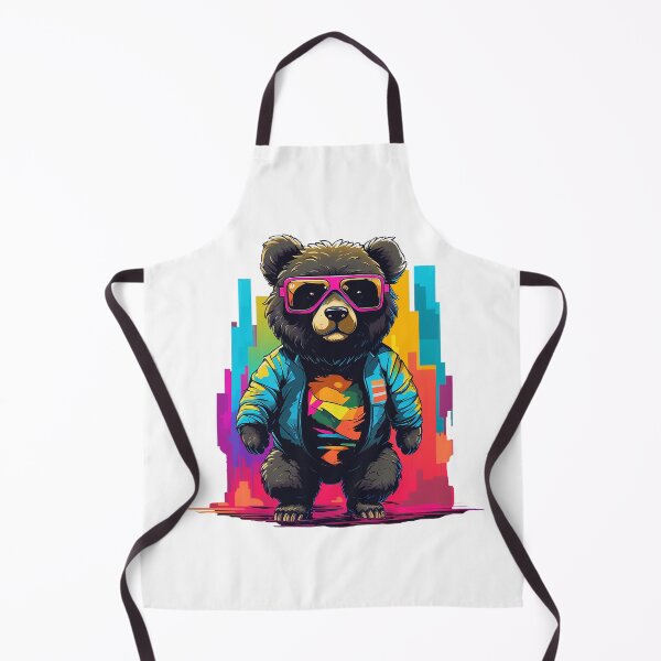 Item preview, Colorful Bear in Street Artistry designed and sold by pkk1designsart.