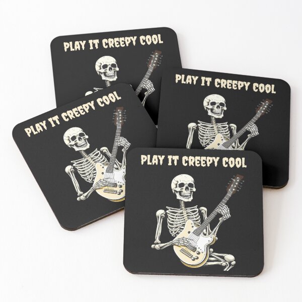Item preview, Skeleton playing guitar, scary Halloween for guitar players designed and sold by All Year Round.