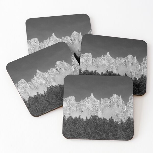 Item preview, Dolomite Possa di Fassa White Mountains in Black and White designed and sold by nbrandsberg.