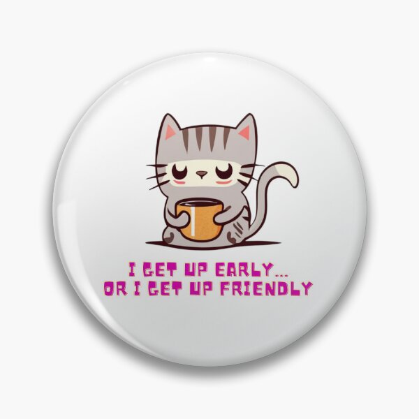 Item preview, Kawaii Product: Cute Kitten with Motivational Message designed and sold by Mantasrl.