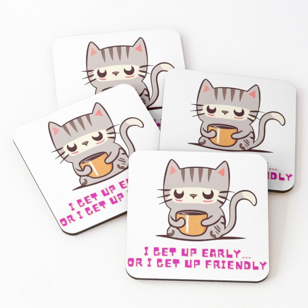 Item preview, Kawaii Product: Cute Kitten with Motivational Message designed and sold by Mantasrl.