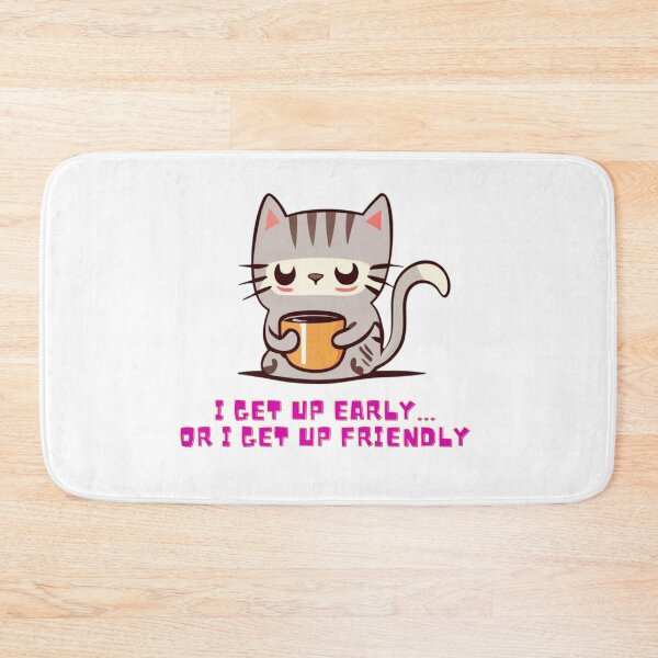 Item preview, Kawaii Product: Cute Kitten with Motivational Message designed and sold by Mantasrl.