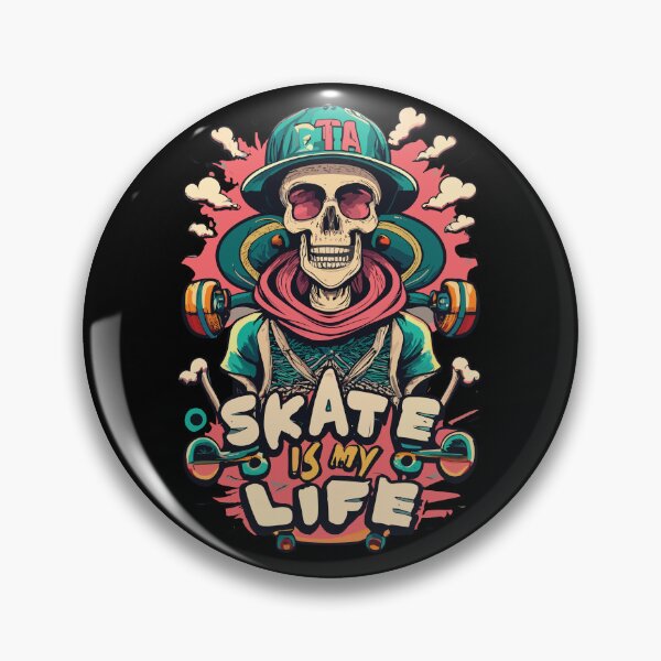 Item preview, Skate Is My Life Skeleton Style  designed and sold by limos.
