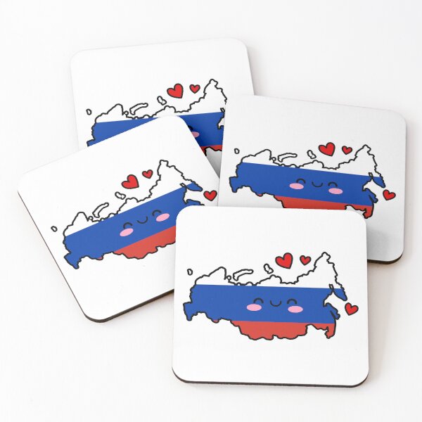Item preview, Russia Flag Map Smile with Love designed and sold by pixelsparkzone.