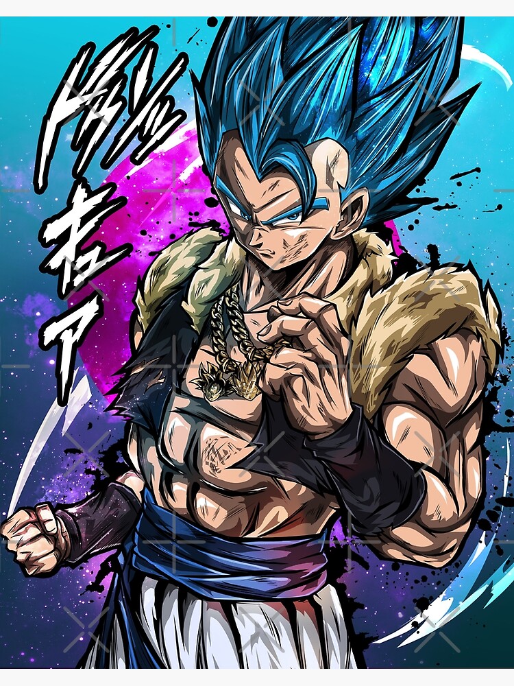 Goku Super Saiyan Blue Kaioken Style Digital Graphic · Creative Fabrica