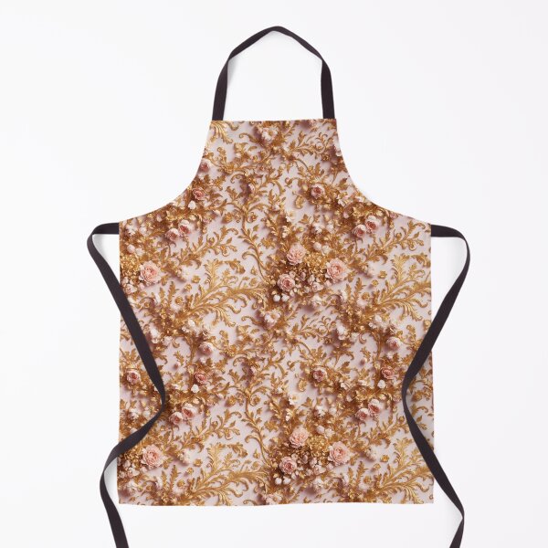 Item preview, High-quality floral pattern in baroque style - ideal for weddings - pink gold designed and sold by biiid.