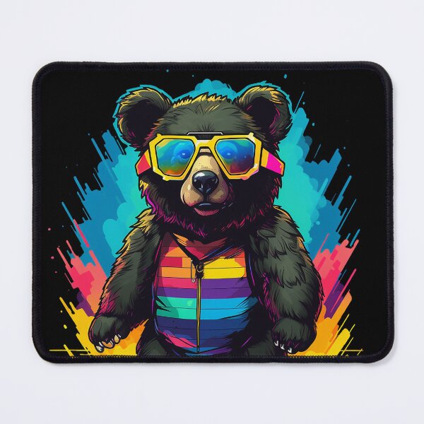Item preview, Bear's Futuristic Graffiti Burst designed and sold by pkk1designsart.