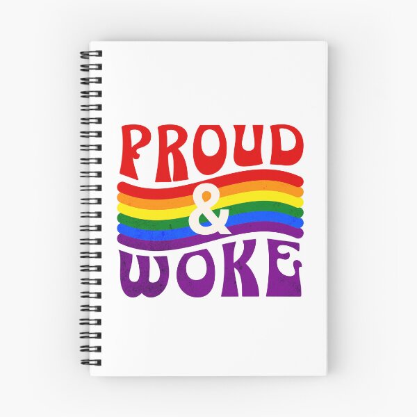 Item preview, Proud & Woke LGTBQ Pride designed and sold by LunaBlooms.