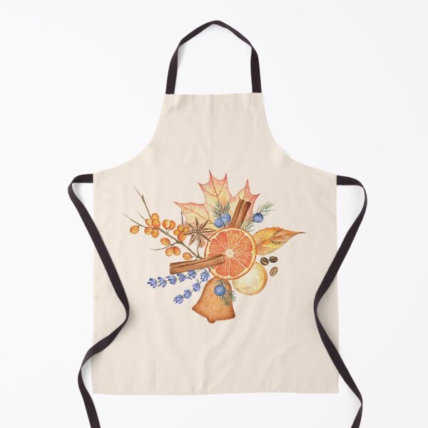 Item preview, Autumn composition with Orange, Berries and Leaves designed and sold by Flowersforbear.