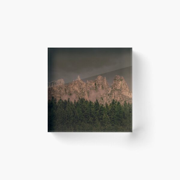 Item preview, Dolomite Mountain Ridges at Sunset designed and sold by nbrandsberg.