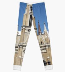 catholic church downtown Novi Sad Serbia Leggings