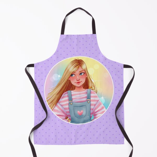 Item preview, Girl and Polka Dots designed and sold by Kalaidas-Art.