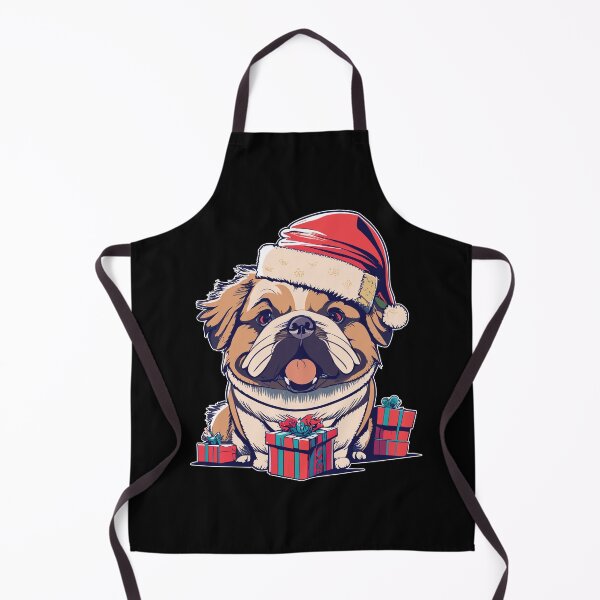Item preview, Funny Dog Santa Hat with Christmas Present designed and sold by conanjett.